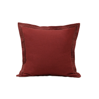 Housse de coussin jacquard épaisse de haute qualité, texturée, moderne, luxueuse, unie, pour canapé, textile de maison, oreillers, lit
