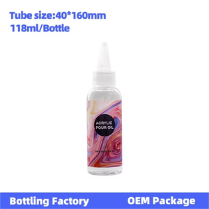 118 मिलीलीटर पर्यावरण के अनुकूल आसान-से-लागू ऐक्रेलिक तरल पेंट पेंटिंग सिलिकॉन तेल - Product Image 2
