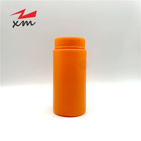Flacon d'emballage pour compléments alimentaires 175cc 200cc, flacon orange pour vitamines et médicaments, flacon pour pilules et gélules, pot en plastique PET résistant aux enfants