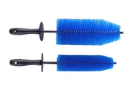 Brosse de lavage pour jantes de voiture, brosse de nettoyage et de détaillage pour l'entretien des voitures