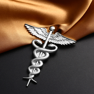 Personalizado diseño de alas cromado 3d grabado metal emblema de coche - Product Image 6