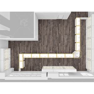 Fashion jam tangan toko perhiasan mewah desain ide gambar jam tangan kustom toko mebel gambar 3D desain toko - Product Image 6