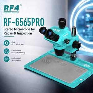 <span class=keywords><strong>Microscopio</strong></span> Estéreo Trinocular RF4 RF-6565PROD2 con Base de Aleación de Aluminio Antiestática, Iluminación LED, Cámara 1080p, Clasificación IP53 - Product Image 2
