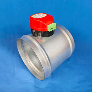 Contrôleur de débit d'air de marque Endian, en acier inoxydable industriel, à commande électrique, motorisé, pour la régulation de l'air, design graphique - Product Image 3