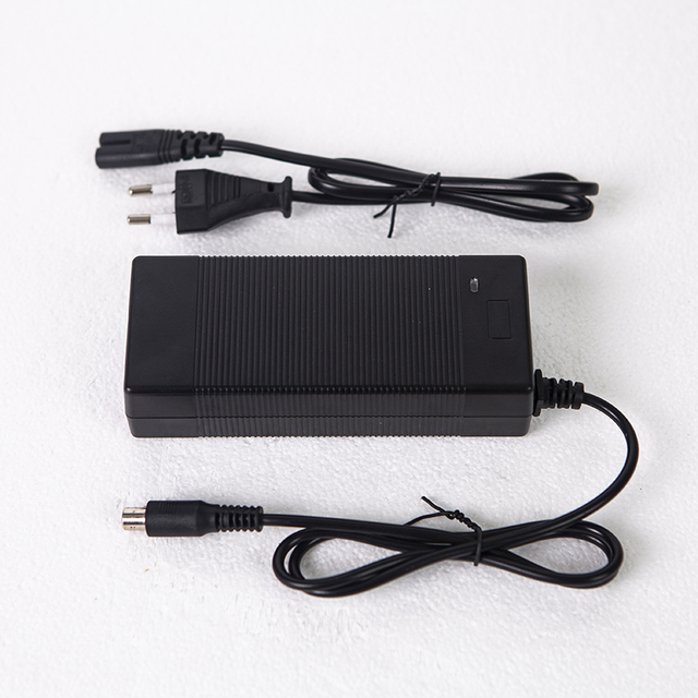 48V 2A Li-Ion Battery Charger AC/DC Power Supply Adapter CE/RoHS Certified Motorcycle/Scooter Use Lightweight Customizable Logo