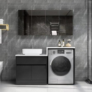 Moderno lavadero del gabinete del cuarto de baño del <span class=keywords><strong>PVC</strong></span> <span class=keywords><strong>para</strong></span> <span class=keywords><strong>lavadora</strong></span> - Product Image 3