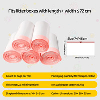 Sacs poubelles de remplacement épaissis en stock direct usine pour litières automatiques pour chats - Durables, imperméables, résistants aux odeurs