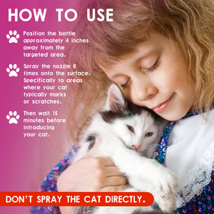 Spray calmant <span class=keywords><strong>pour</strong></span> chats OEM ODM 250 ml, naturel, sans médicament, recommandé par les vétérinaires, <span class=keywords><strong>pour</strong></span> soulager l'anxiété et le stress chez les chats, vente en gros - Product Image 3