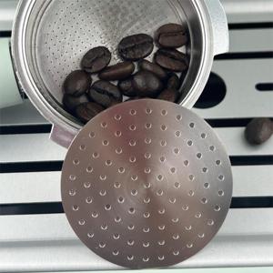 Filtre à café réutilisable en acier inoxydable gravé pour cafetières <span class=keywords><strong>Aero</strong></span> <span class=keywords><strong>Press</strong></span> et machines à expresso – Disque filtrant à café gravé - Product Image 6