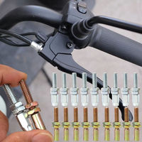 Tornillo de Embrague para Motocicleta M6, Ajuste Universal, Tornillo Ajustador de Cable de Acelerador de Aluminio, Ajustador de Cable de Embrague para Moto