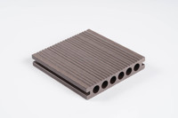 Planches de terrasse en composite WPC écologiques pour jardins extérieurs, installation par emboîtement, antidérapantes, imperméables, lisses, solides, carrées