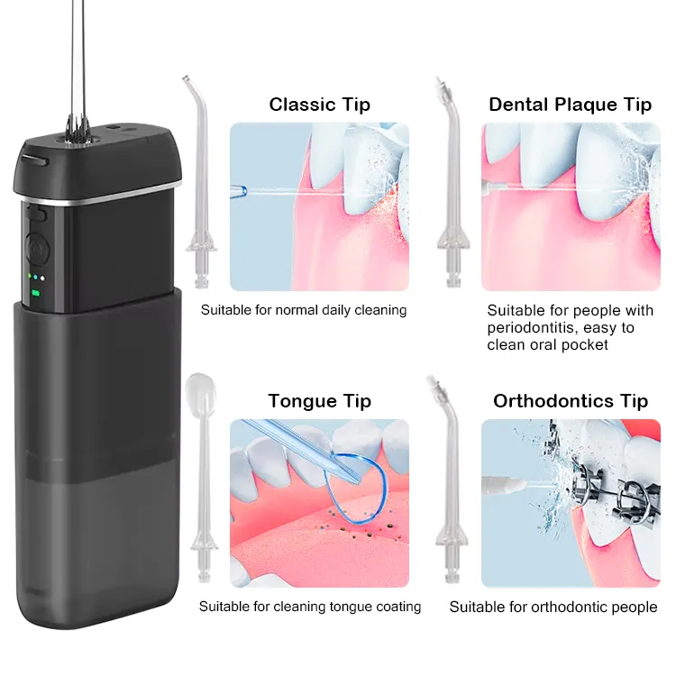 5 modalità acqua Flosser Ultra acqua a getto dentale pulizia denti rimuovere macchie ricaricabile irrigatore orale acqua Flosser