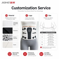 Ceinture lombaire réglable en acier haute résistance pour soulager les douleurs du bas du dos, soutenir la colonne vertébrale, hernie discale, sciatique, orthopédique