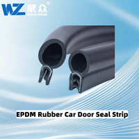 Tira de Sellado de Goma EPDM para Puertas de Coche, Protector de Bordes en Forma de U para Ventanas, Capó y Maletero, Insonorizante e Impermeable