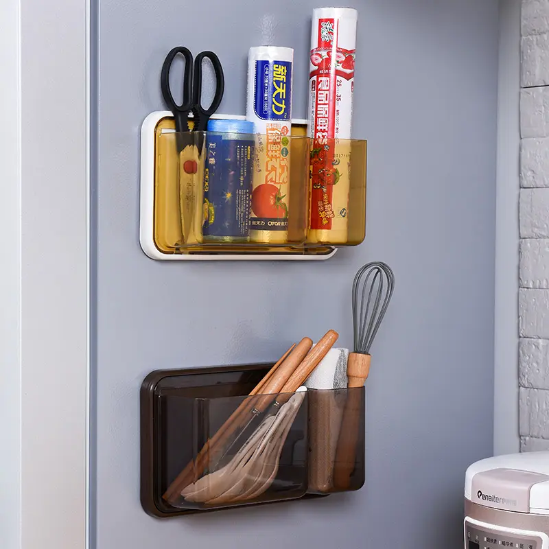 Кухня Холодильное настенные полки ювелирных изделий холодильник стиральная машина сбоку ножницы стеллаж для хранения