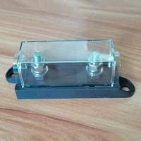 ANM-B Tempat Sekring Model Bolt-on untuk Sekring Mobil ANM/AMM/298 40A-500A 32V-80V Kotak Sekring Otomatis Blok Sekring DC