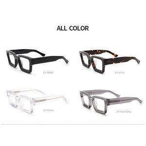 Montature per Occhiali da Vista con Filtro Luce Blu, Occhiali da Lettura di Tendenza in Acetato - Product Image 6