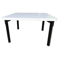 Pieds pliables à faible encombrement en fer moderne, pieds de table en épingle à cheveux robustes et portants pour table, canapé, armoire, RV