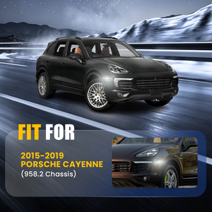 ชุดไฟเลี้ยวข้างกันชนแบบ LED สีขาวรมดำ Auxito สำหรับ Porsche Cayenne ปี 2015-2018 - Product Image 5
