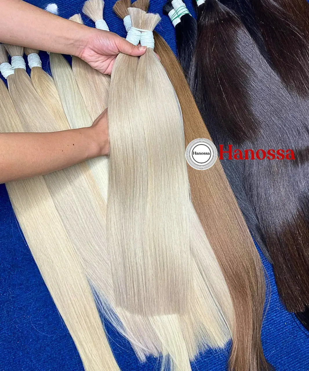 Cheveux bruts vietnamiens pour femmes noires Extensions de cheveux humains Cheveux bruts en vrac Technologie européenne russe
