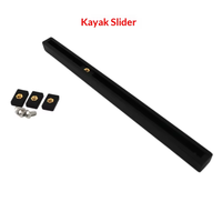Rails et guides coulissants en cuivre recouvert d'acier Yak Outdoors pour kayaks, bateaux, canoës, modèle YKZ-17