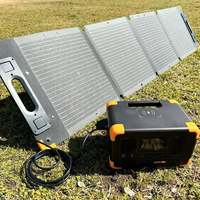 Panneau solaire monocristallin pliable PV100 100W, chargeur portable pour camping-car, camping, bateaux, stations d'alimentation hors réseau