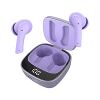 Écouteurs sans fil stéréo HiFi Bluetooth 5.3, écouteurs sportifs, écouteurs avec réduction de bruit ANC, écouteurs intra-auriculaires
