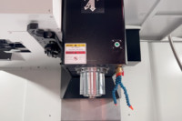 Centre d'usinage vertical CNC GUOSHENG MVL1380E, déplacement 1300*800mm, broche BT50, machine VMC pour le traitement des moules