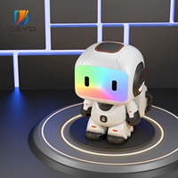 Robot intelligent multifonctionnel CBYD avec télécommande, enregistrement audio, interaction par capteur, musique, danse, éducation précoce, programmation