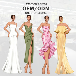 カスタム女性ドレスメーカー高品質リネンコットン服工場低MOQ OEM ODMファッションRopa De Mujerアパレル - Product Image 1