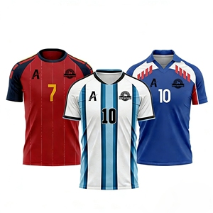 Tenues de football pour la <span class=keywords><strong>Coupe</strong></span> <span class=keywords><strong>du</strong></span> <span class=keywords><strong>monde</strong></span> 2026, maillot de l'<span class=keywords><strong>équipe</strong></span> d'Argentine, tenue de l'<span class=keywords><strong>équipe</strong></span> de Thaïlande, maillot de football de qualité thaïlandaise, vêtements de sport en gros, stock disponible - Product Image 1
