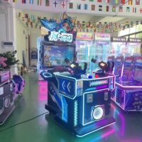 Machine de jeu de tir commerciale pour 2 joueurs, simulateur de pistolet, équipement d'arcade à monnayeur pour salle de jeux