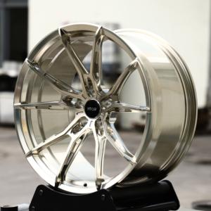 Jantes forgées concaves HTOR, jantes 5x4.5 style Super RS polies, 19 20 21 22 pouces, compatibles avec F430 Panamera Wheel Tycan Macan - Product Image 5