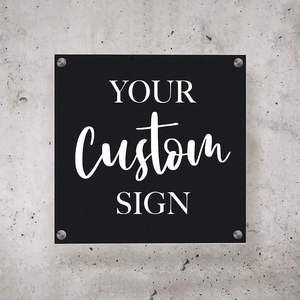 Custom Business Sign Logo Perspex Plate Salon Nails Studio Wall Estética Decor UV Printed Office Acrylic Signage Plaque - Product Image 5