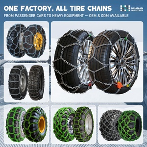 Chaînes à pneus en acier galvanisé Huanan 4x4 tout-terrain pour SUV, robustes, pour camionnettes, avec mailles pour roues, antidérapantes pour <span class=keywords><strong>neige</strong></span>, glace et boue - Product Image 5