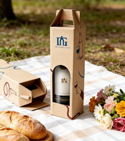 Vente en gros d'usine : Coffret de présentation en cuir pour 2 bouteilles, emballage cadeau pour vin et boîtes d'expédition de vin personnalisées
