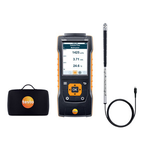 Nouvel instrument de mesure de vitesse Testo 440 avec affichage numérique complet pour la mesure de l'air intérieur et du vent, livraison gratuite - Product Image 3
