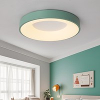 Plafonnier LED en fer forgé de style nordique, design moderne et minimaliste, gradation progressive à distance, indice de protection IP65, tailles 30-60 cm pour chambre à coucher