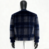 Vestes Doger en laine personnalisées chaudes de grande taille manteaux à carreaux de haute qualité veste d'hiver vintage en flanelle pour hommes