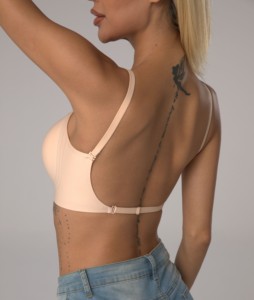Custom Deep U-Plunge <strong>Open</strong> <strong>Back</strong> Thin Strap <strong>Bra</strong> Comfortable Breathable Wireless Seamless Push-up <strong>Bra</strong> <strong>for</strong> Wedding &amp; Evening <strong>Dress</strong> - Product Image 4