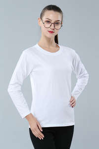 เสื้อยืดแขนยาวคอกลมผ้าโพลีเอสเตอร์สำหรับผู้ชายเสื้อยืดแขนยาวทรงพอดีตัวผ้าโพลีเอสเตอร์ออกแบบโลโก้ได้ตามที่ต้องการ - Product Image 4