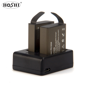 แบตเตอรี่ชาร์จคู่ HOSHI สำหรับกล้องแอคชั่น <span class=keywords><strong>EKEN</strong></span> <span class=keywords><strong>H9R</strong></span> H6S H5S PLUS อุปกรณ์เสริมกล้องแอคชั่น แบตเตอรี่ <span class=keywords><strong>EKEN</strong></span> <span class=keywords><strong>H9R</strong></span> ความจุ 1050mAh - Product Image 1