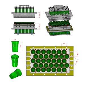 אוטומטי פלסטיק מנות thermoforming מכונה קו עבור פלסטיק כוסות - Product Image 6