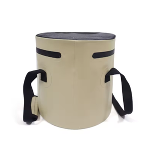 Складное водонепроницаемое круглое ведро-таз для кемпинга и активного отдыха из ПВХ, 10 л/15 л/20 л, с сетчатой крышкой - Product Image 2