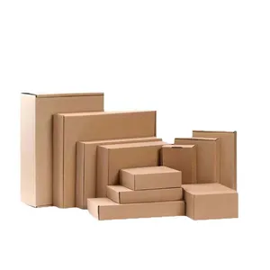 Producto caliente al por mayor y caja de avión de papel corrugado personalizada caja de regalo blanca
