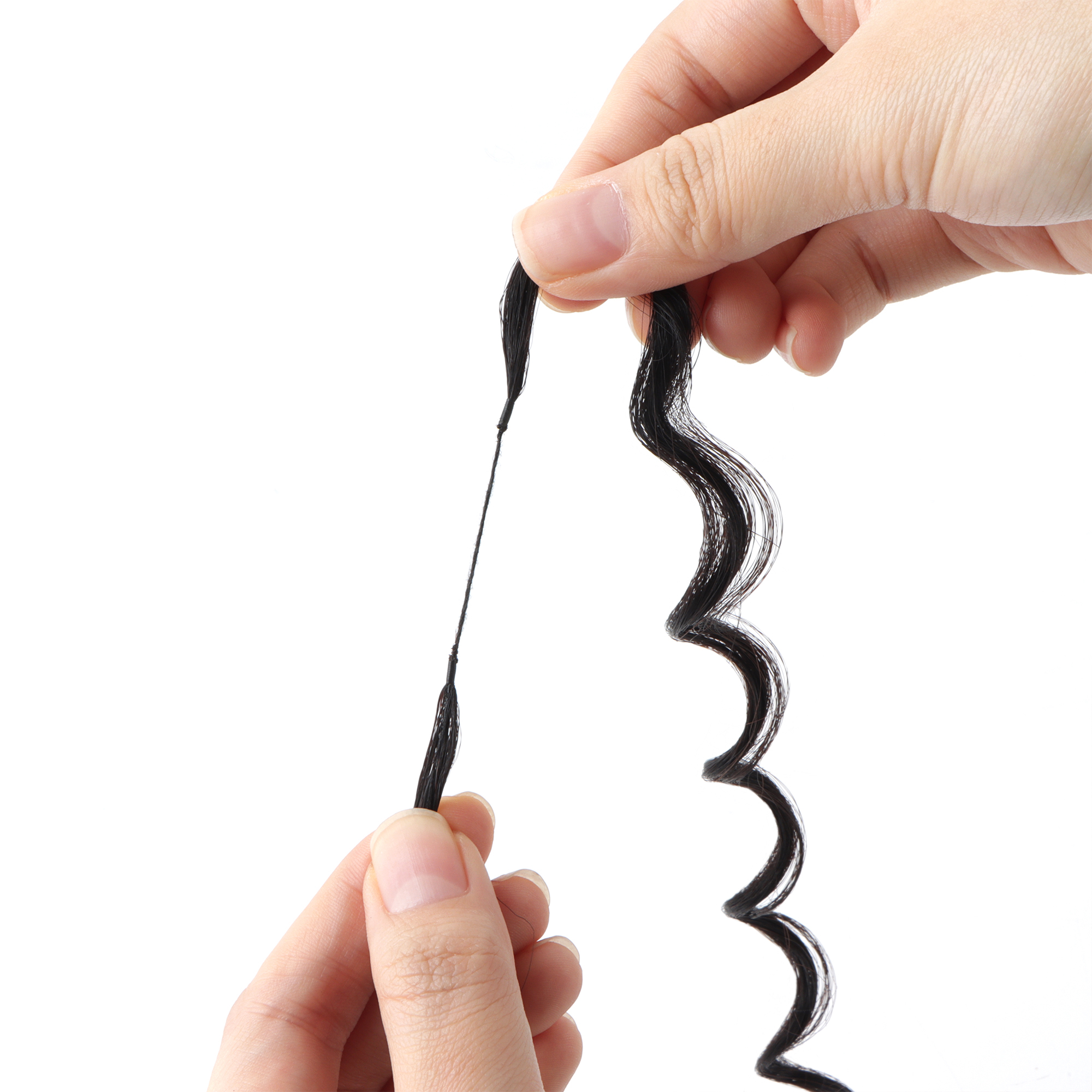 2026 Trending Hair Crochet Hair Human Hair Pre-looped Miracle Knots Human Crochet Hair 18inch Feathered Crochet Human Hair - Image 1