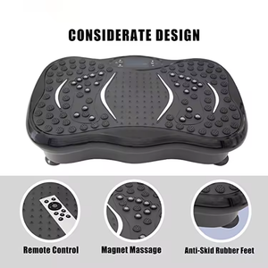 Nova Alta Qualidade ABS Home Fitness Vibração Placa Esporte Massageadores para Queima De Gordura Body Workout Exercício Vibração Plataforma - Product Image 2
