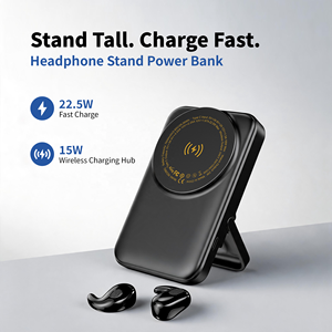 พาวเวอร์แบงค์แม่เหล็ก 15W 7700mAh พร้อมระบบชาร์จไร้สาย 3-in-1 - Product Image 2