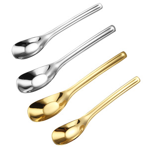 Cuchara de Acero Inoxidable 316, Cuerpo Recto, Color Sólido, para Alimentación, Comida, Sopa, Uso Doméstico - Product Image 1