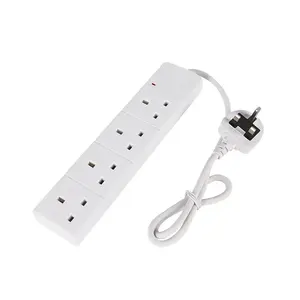 Reino Unido Novo Design 4 Tomada Multi Surge Protector Conveniência Tomada plugues & soquetes